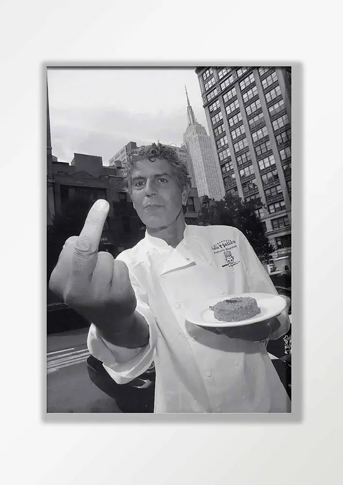 Atollo Print Shop Anthony Bourdain At Les Halles New York
