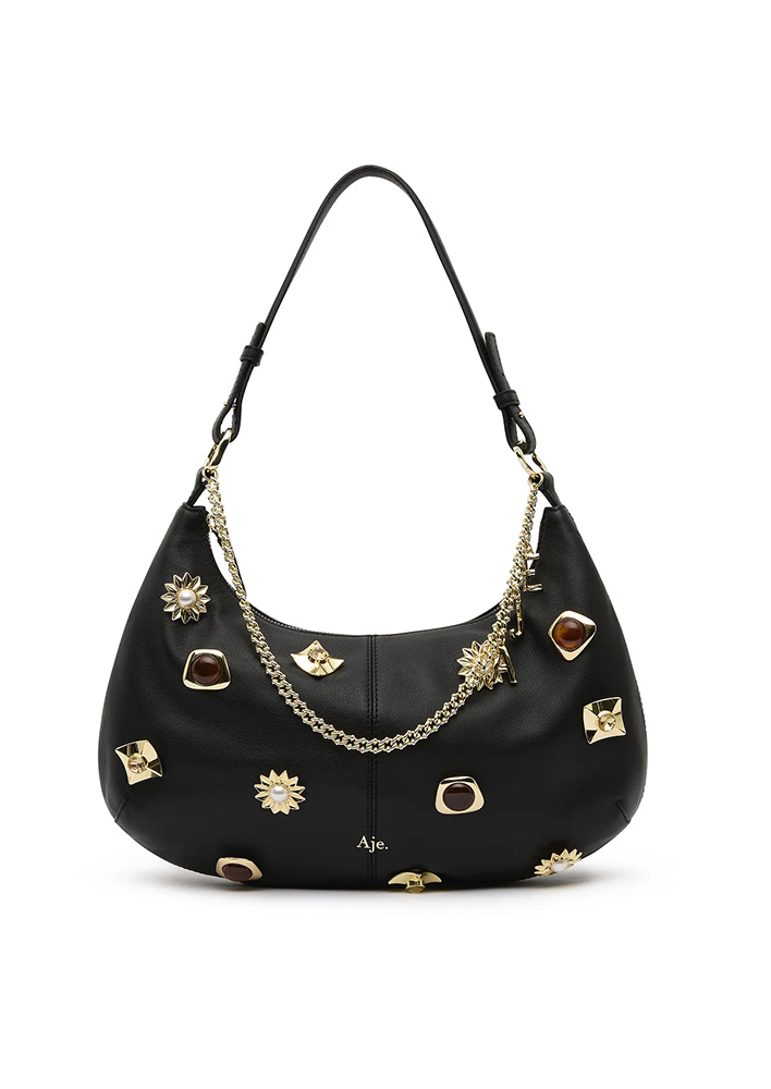 Aje Quinn Charm Shoulder Bag $499