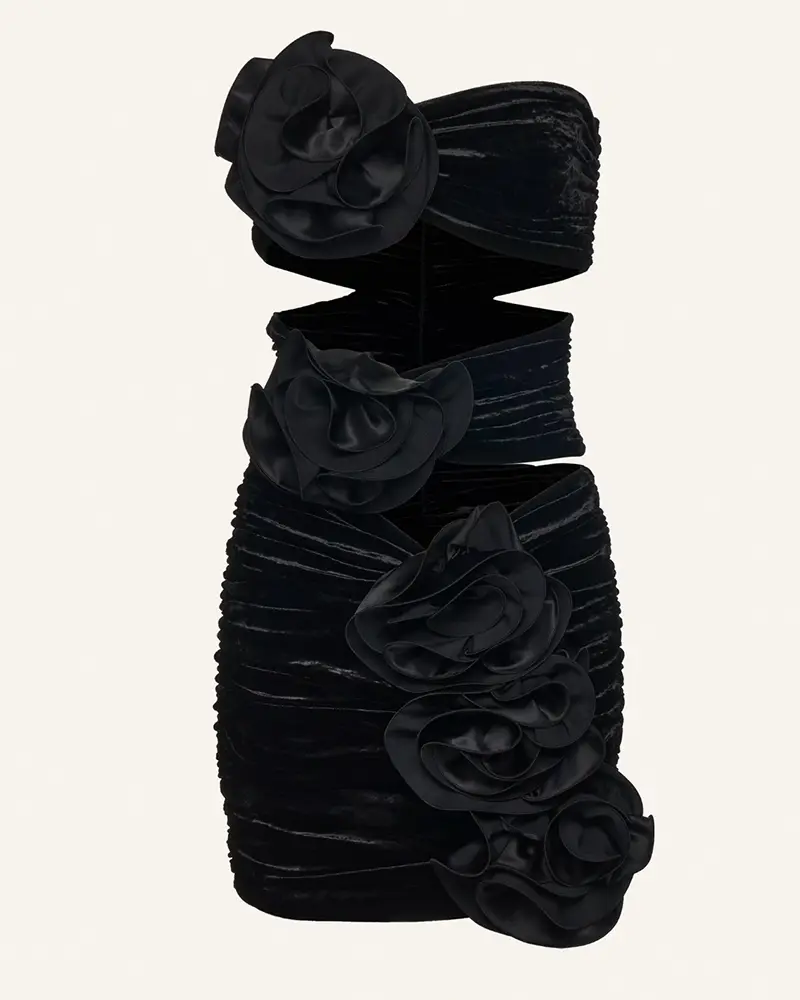 5_NIGHT_Magda-Butrym-Velour-Bandage-Dress